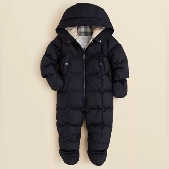 Burberry Infant Boys' Skylar Snowsuit navy blue  - Sizes 9 months - Picture 1 of 10